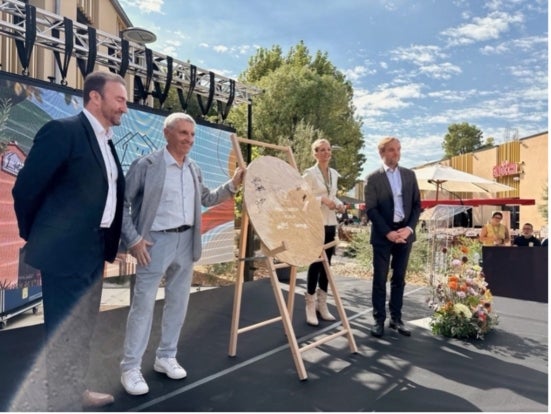 Inauguration de l'îlot d'Aubagne