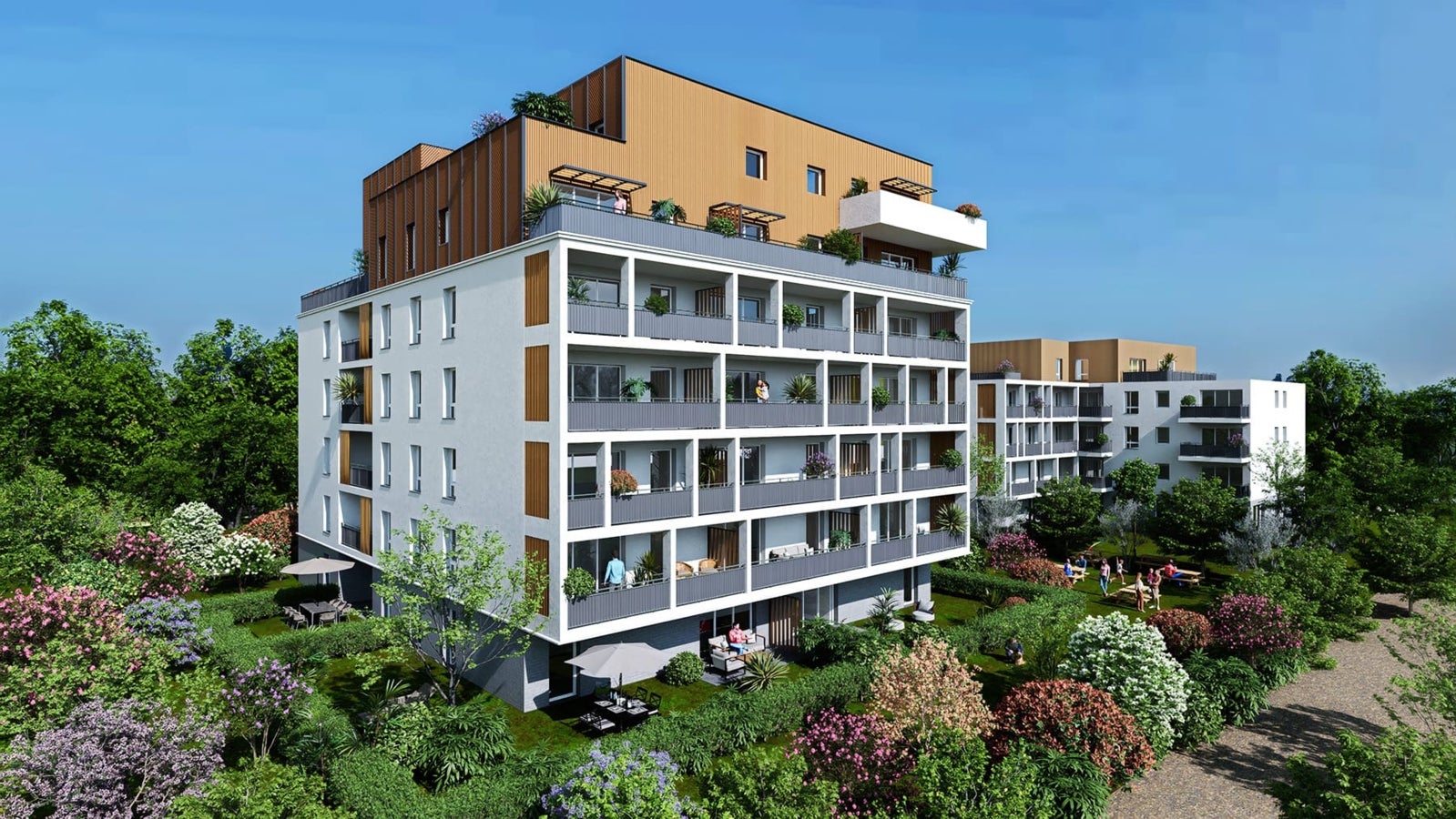 Image 3D du projet Villa Kiana, Toulouse