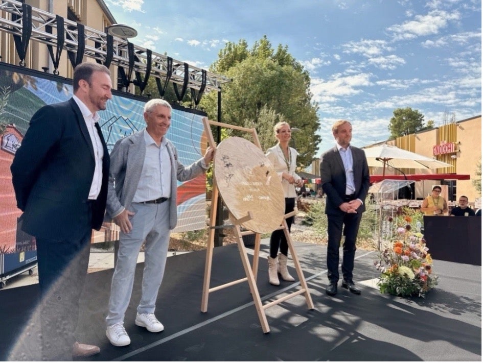 Inauguration de l'îlot d'Aubagne